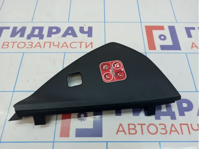 Накладка декоративная на торпедо правая с торца Peugeot 408 9655989477