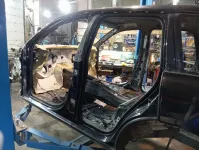 Порог со стойкой левый Porsche Cayenne (9PA)