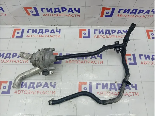 Корпус термостата с патрубками Porsche Cayenne 94810606005