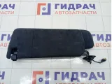 Козырек солнцезащитный цвет атласный черный, алькантара правый Porsche Cayenne 7L5857552