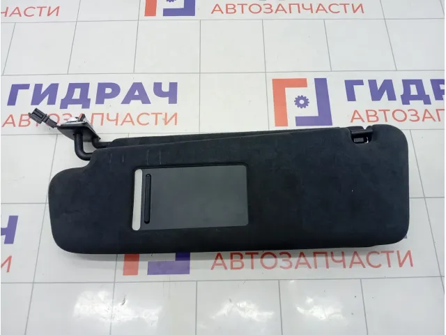 Козырек солнцезащитный цвет атласный черный, алькантара левый Porsche Cayenne 7L5857551