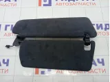 Козырек солнцезащитный цвет атласный черный, алькантара левый Porsche Cayenne 7L5857551