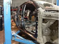 Порог со стойкой правый Porsche Cayenne (9PA)