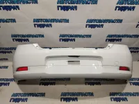 Бампер задний Renault Logan 2 850220639R. Царапины, сломан отражатель, порвано крепление.