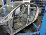 Порог со стойкой левый Renault Fluence