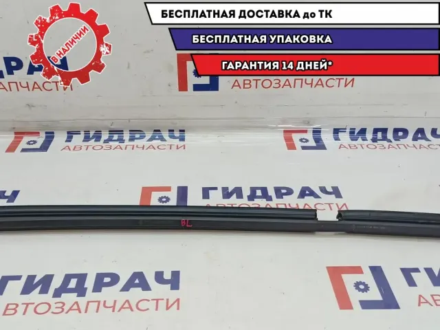 Уплотнитель стекла двери заднего левого Renault Fluence 823310029R. Внутренний.
