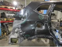 Крыло заднее правое Renault Kaptur 760221944R. Дефект, вмятины.