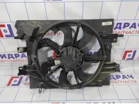 Вентилятор радиатора Renault Kaptur 214814130R. С блоком управления.