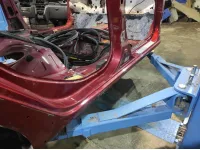 Порог со стойкой правый Renault logan 2 Stepway 760122451R.