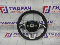 Рулевое колесо Renault logan 2 Stepway 484007767R. Потертости.