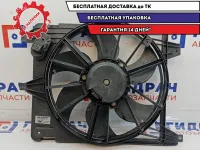 Вентилятор радиатора Renault Logan 6001550769. Сломано крепление.