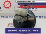 Усилитель тормозов вакуумный Renault Logan 6001551027. В сборе с главным тормозным цилиндром 6001551028.