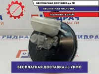 Усилитель тормозов вакуумный Renault Logan 6001551027. В сборе с главным тормозным цилиндром 6001551028.