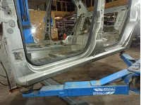 Порог со стойкой левый Renault Logan