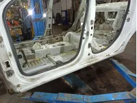 Порог со стойкой левый Renault Logan