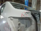 Крыло заднее левое Renault Logan