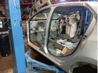Порог со стойкой левый Renault Logan 2