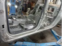 Порог со стойкой левый Renault Logan 2