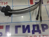 Трос открывания капота Renault Logan 2 656202811R. В сборе с тросами корректора фар.