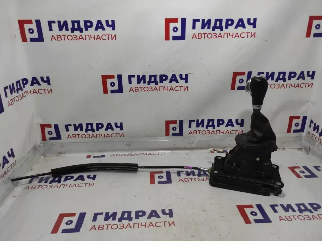 Кулиса АКПП Renault Logan 2 341084760R. Дефект троса. Царапины.