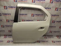 Дверь задняя левая Renault Logan 2 821131753R. Битум.