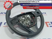 Рулевое колесо Renault Logan 2 484007253R. Потертость. Дефект накладки.