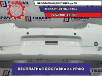 Бампер задний Renault Logan 2 850220639R. Под датчики парковки. Потертости, трещина.