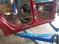 Порог со стойкой правый Renault Megane 2