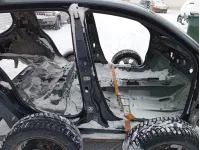 Порог со стойкой правый Renault Megane