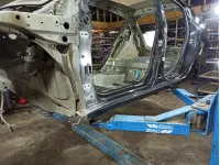 Порог со стойкой левый Renault Megane