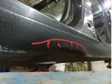 Порог со стойкой правый Renault Megane