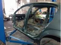 Порог со стойкой левый Renault Megane 2