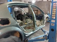 Порог со стойкой правый Renault Megane 2