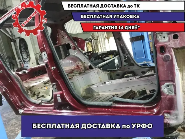 Порог со стойкой правый Renault Sandero . Вмятина.