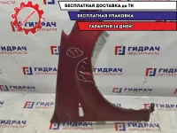 Крыло переднее правое Renault Sandero 631008029R. Вмятины, коррозия.