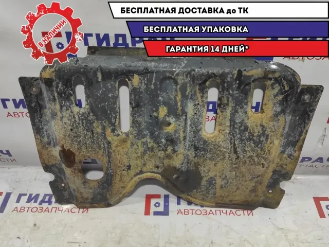 Защита картера Renault Sandero 758909457R. Металлическая.