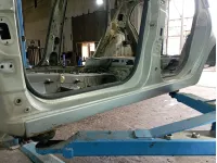 Порог со стойкой левый Renault Scenic