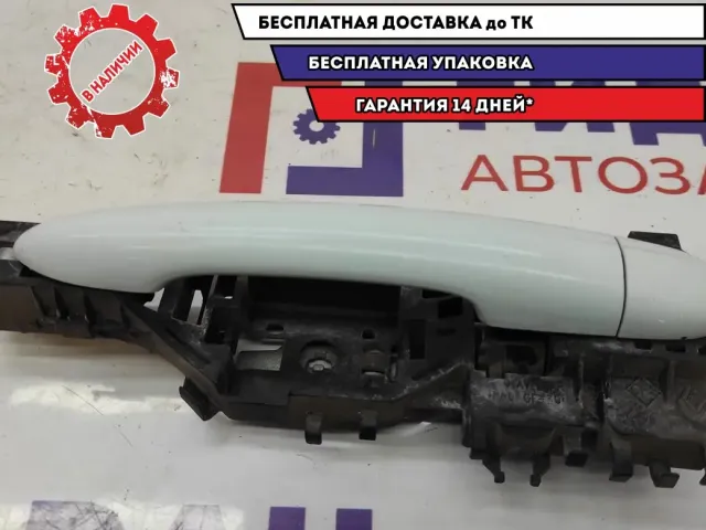 Ручка двери задней наружняя правая Renault Scenic 2 . С кронштейном.