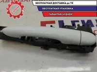 Ручка двери задней наружняя левая Renault Scenic 2 . С кронштейном.