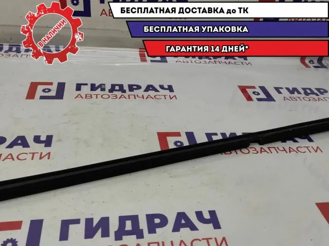 Накладка стекла (уплотнитель) двери передней левой Renault Scenic 2 .