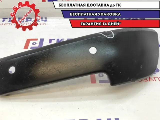 Накладка переднего бампера левая Renault Scenic 2 8200139947. Ремонтировалась, дефекты.
