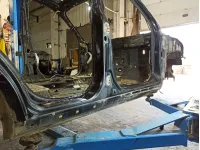 Порог со стойкой правый Hyundai Santa Fe (SM)