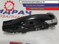 Ручка двери наружная передняя левая Skoda Fabia 3B0837205G01C. С кронштейном.
