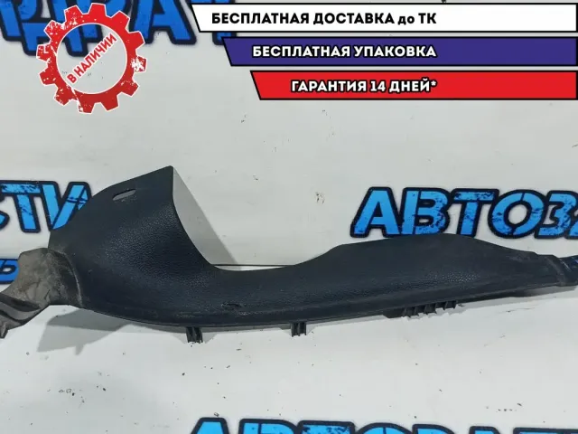 Накладка порога внутренняя задняя правая Skoda Fabia 2 5J6853370. Дефект.