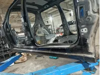 Порог со стойкой правый Skoda Fabia 2 .