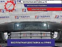 Бампер передний Skoda Octavia (A5) 1Z0807221M. Без заглушки противотуманной фары. Сколы ЛКП, ремонтировался.