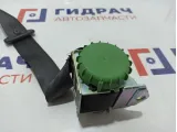 Ремень безопасности задний правый Skoda Octavia (A5) 602036200C. Потертости.