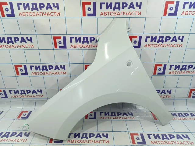 Крыло переднее левое Skoda Rapid (NH3) 5JA821021C. Дефекты.