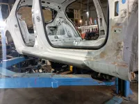 Порог со стойкой правый Skoda Superb (3T)