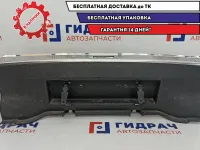 Обшивка багажника Skoda Superb 2 3T5863459C. На заднюю панель. Хром. Потертость, царапины.
